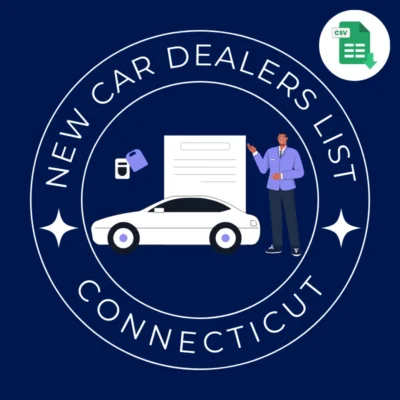 Connecticut New Car Dealers Email List