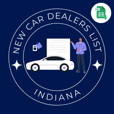 Indiana New Car Dealers Email List