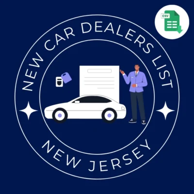 New Jersey New Car Dealers Email List