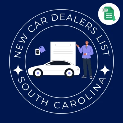 South Carolina New Car Dealers Email List